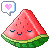 Watermelon Icon by Mini-Umbrella