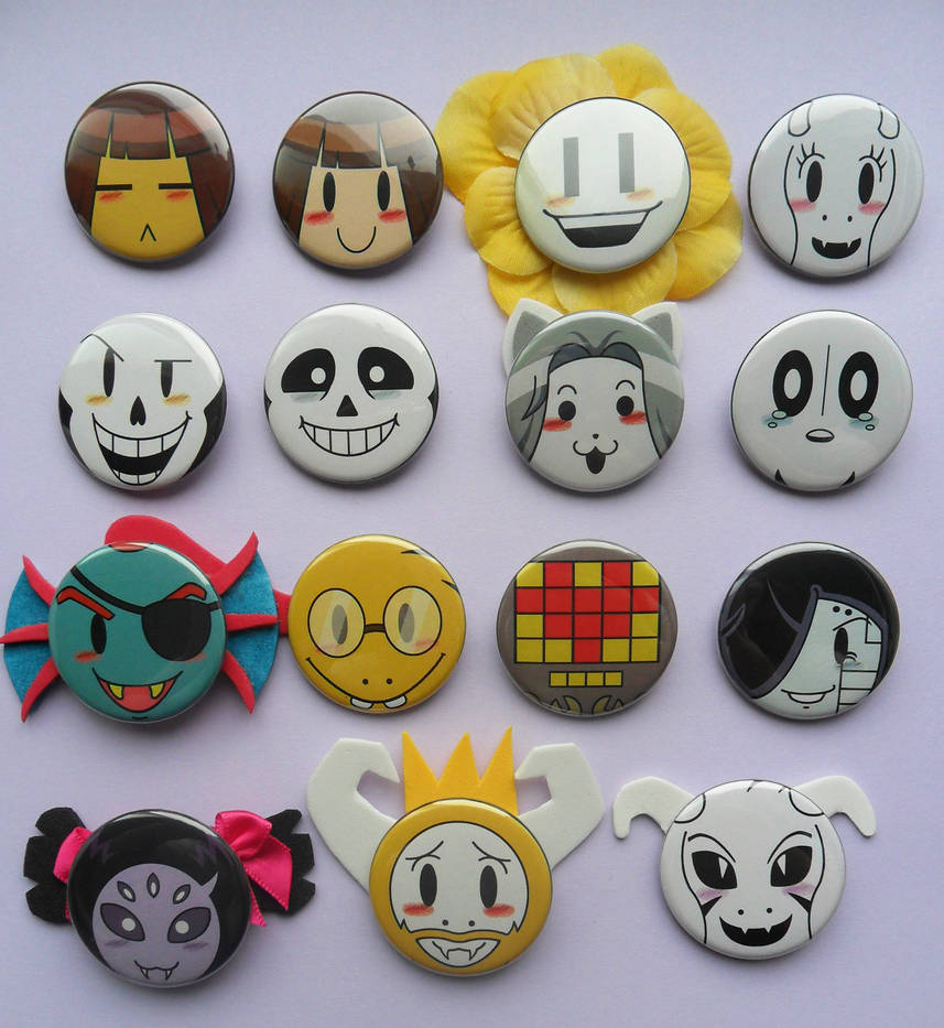 Undertale Buttons by PapillonthePirate on DeviantArt