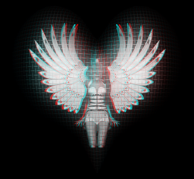 Angel's Heart _3D Anaglyph