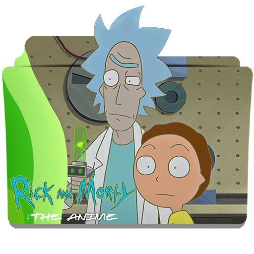Rick and Morty: The Anime - Folder Icon by daveagero on DeviantArt