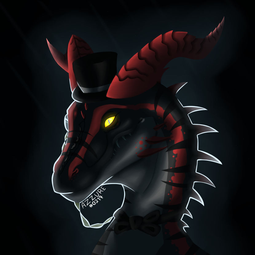 Hellraptor (Commission for Daemon) by Azzure0217 on DeviantArt