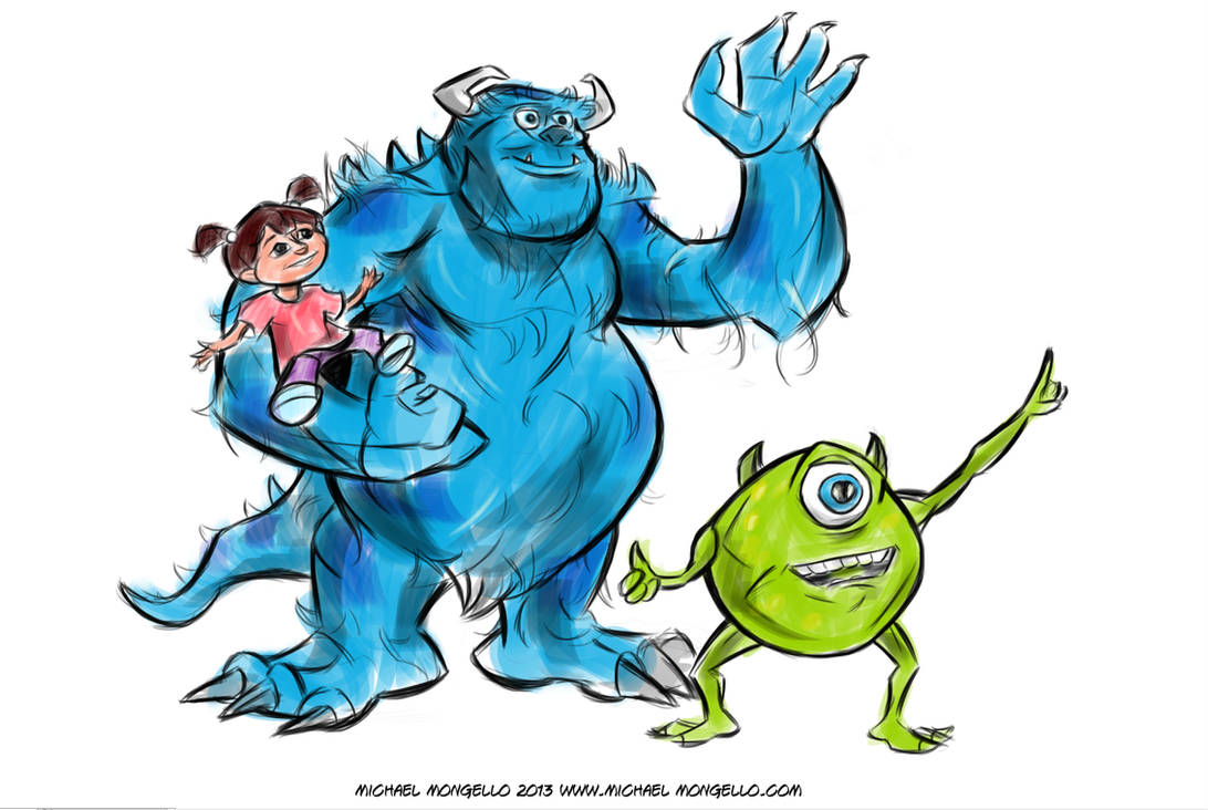 Monsters Inc. by Supermonge on DeviantArt
