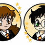 HP: Chibi golden trio