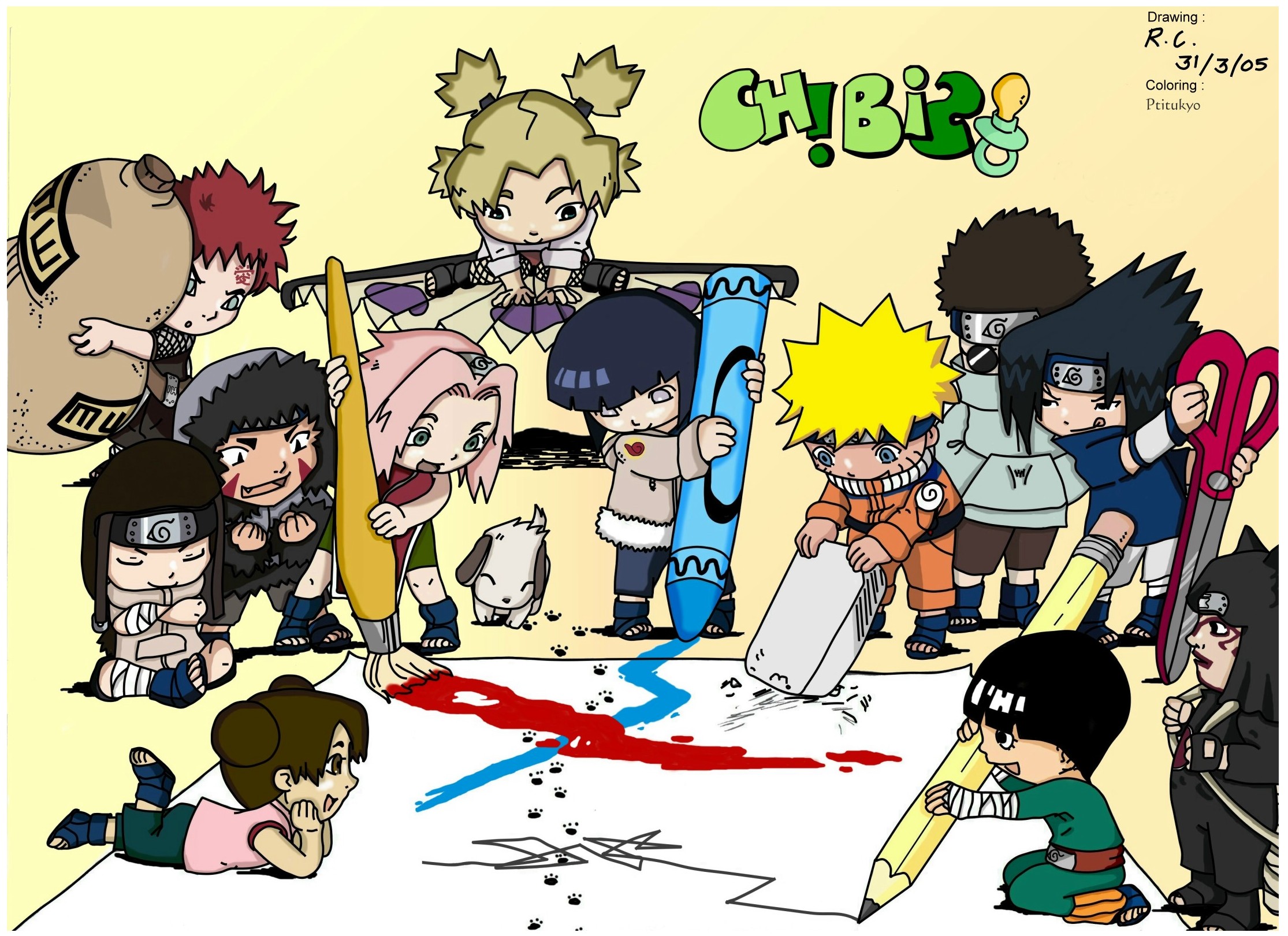 Collab : Naruto Chibis