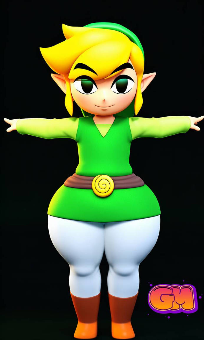 Femboy Toon link by GM by Georgemarina on DeviantArt