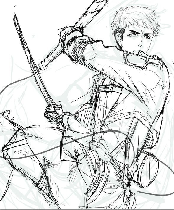 WIP SnK Fanart part 2