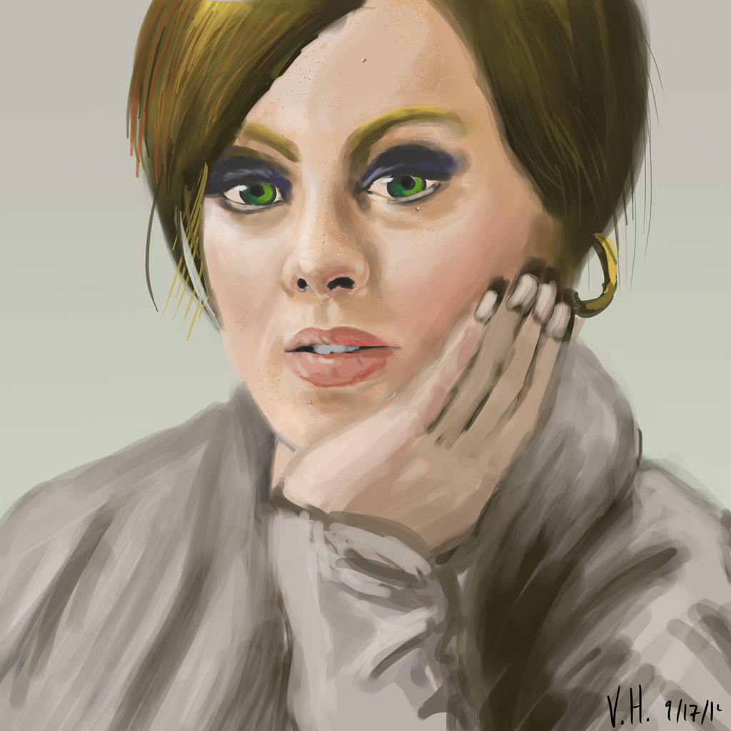 Adele by ArtbyHerpes on DeviantArt