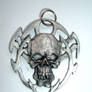 dark skull pendant stock