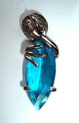 blue crystal stock