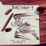 Inktober 2017 day 1: Swift