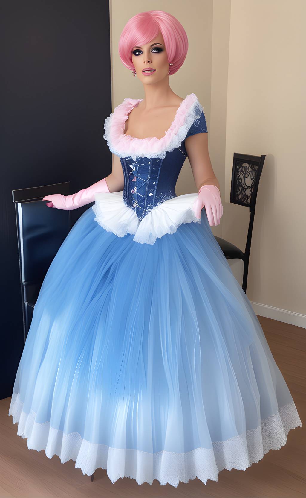 Princessblue28 Sky blue and white princess dress by MOMMYSLILPRINCESS17 on DeviantArt