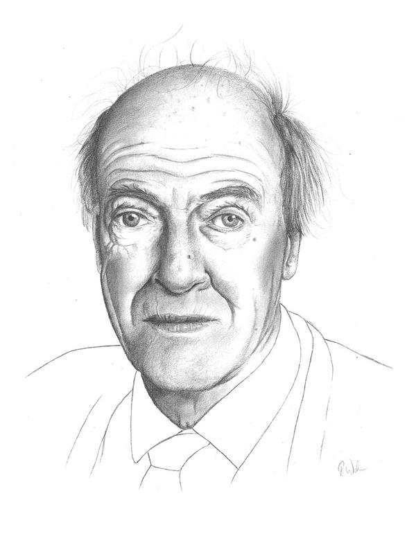 Donald Rindahl Scetch Roald Dahl by dickwalsh on DeviantArt