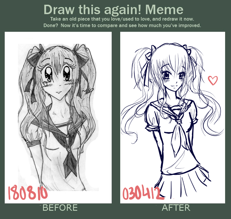 Draw This Again Meme: OC Mimichu