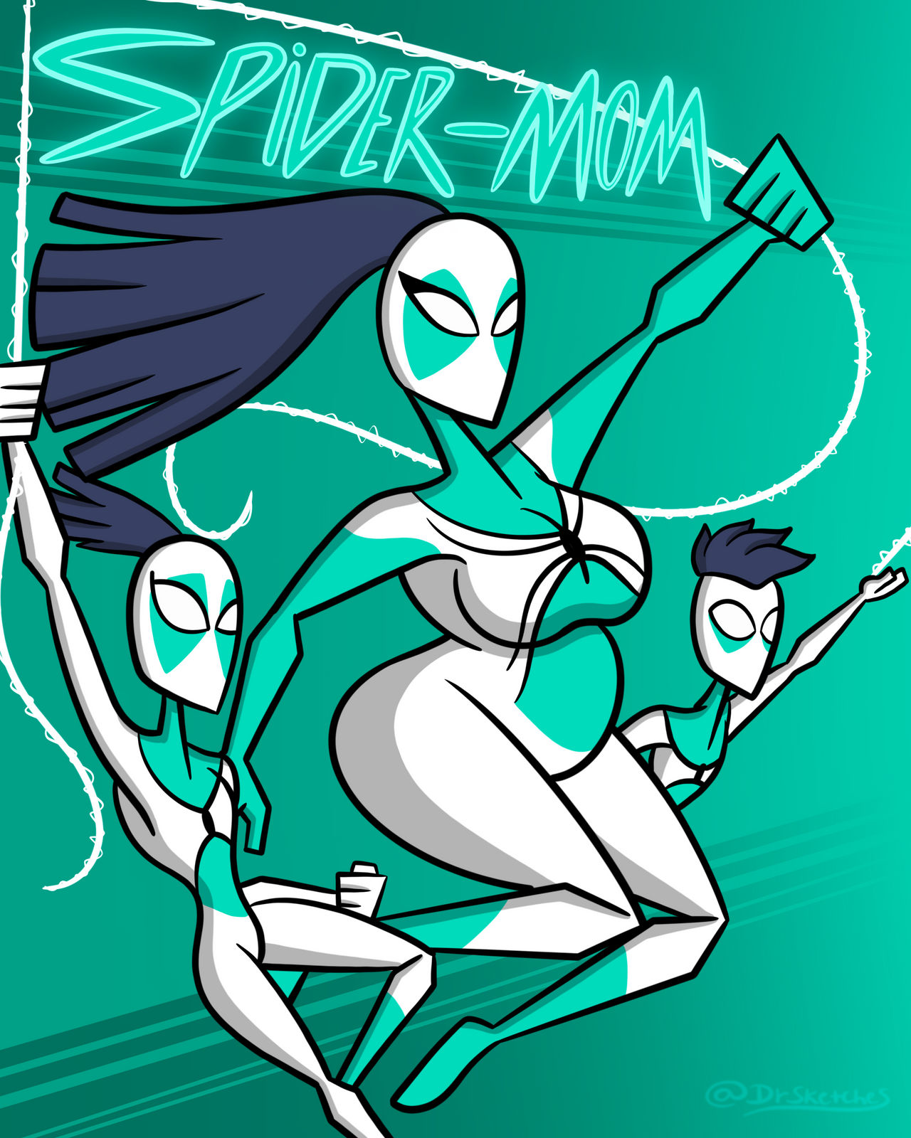 Small Spider Society Members by Imaplatypus on DeviantArt