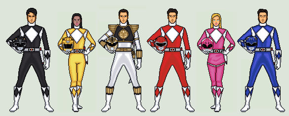 Mighty Morphin Power Rangers - Helmet Off by vandersonmetal on DeviantArt