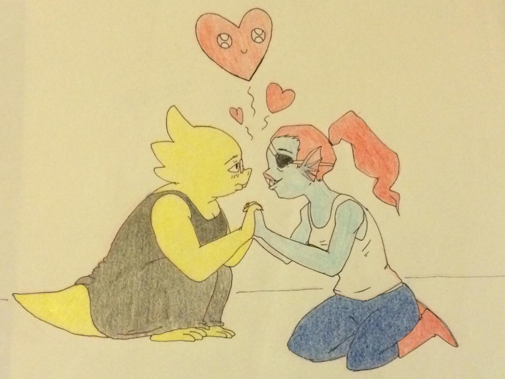 Undyne X Alphys By TrashTalent On DeviantArt undyne-x-alphys-by-trashtalent-on-deviantart