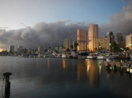 Sunset on Waikiki