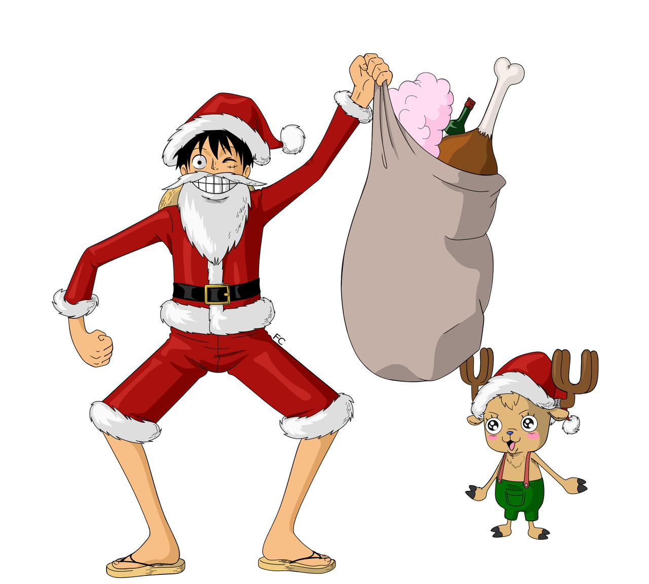 One Piece Merry Christmas by sebas-toon on DeviantArt