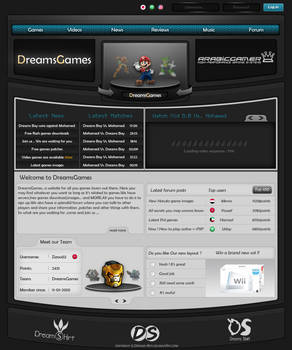 DreamsGames Layout