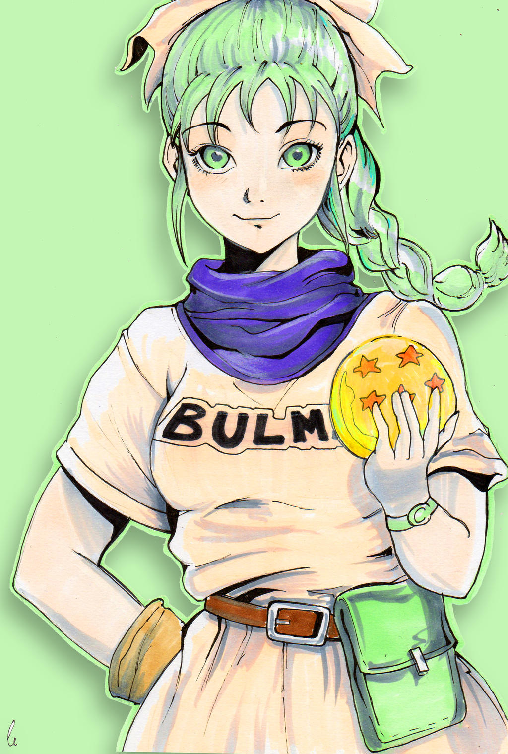 photo Dragon Ball Fan Art Deviantart bulma dragon ball fanart by ruizlucas