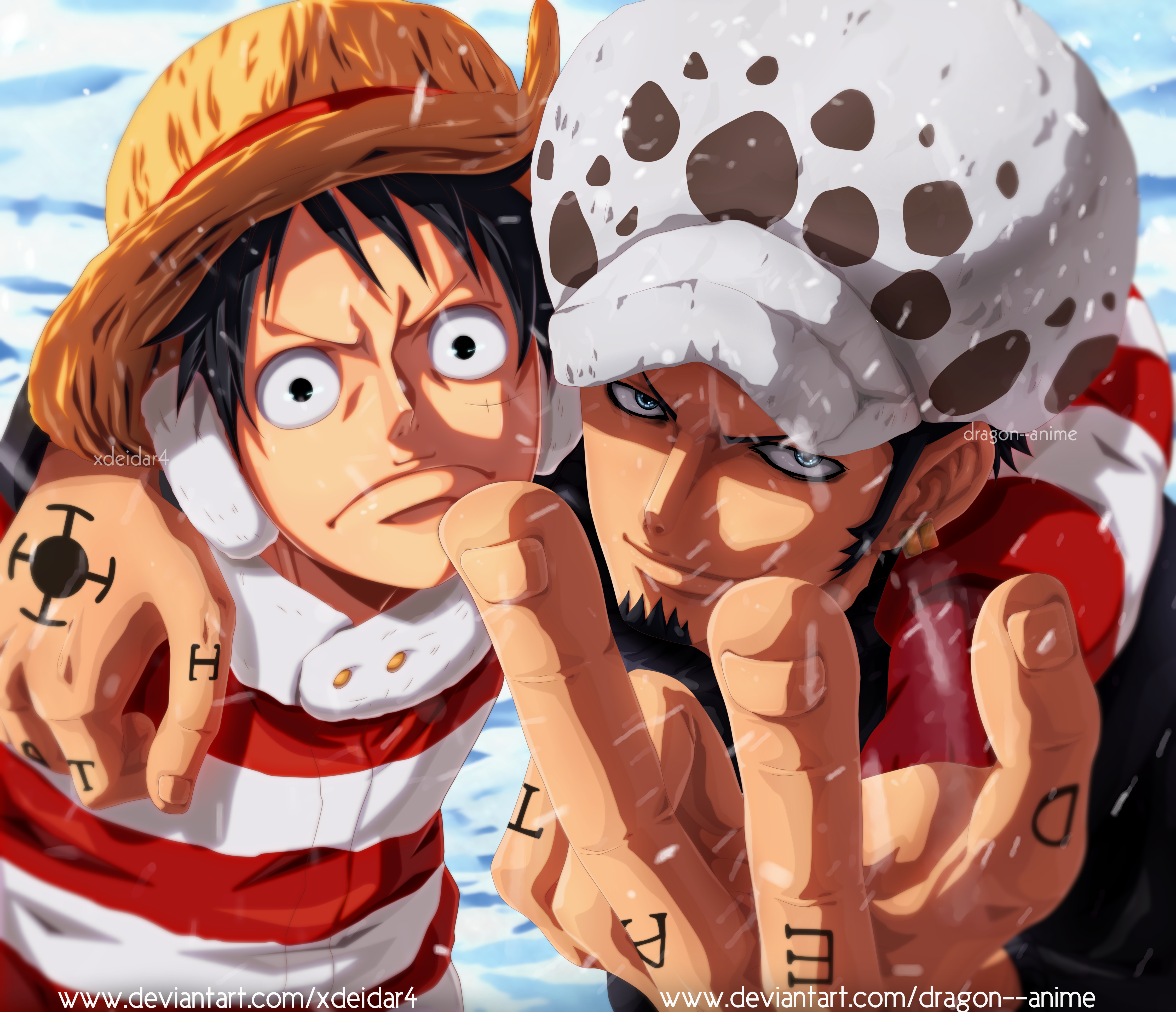 One piece 1057 - Trafalgar Law y Luffy by Jonyis1 on DeviantArt