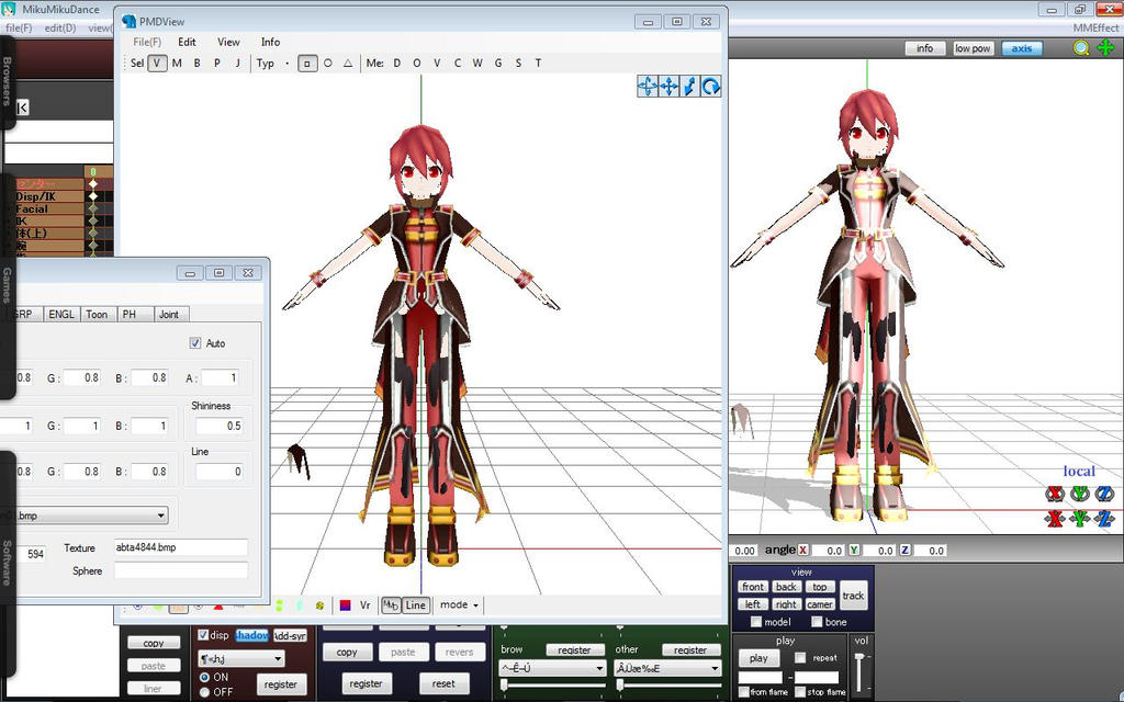 Mmd Color MMD Model Texture/Color too bright Help by SoraTheBLackFlame on DeviantArt