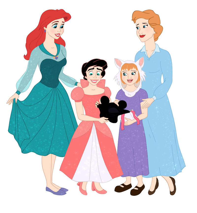 DISNEY MOMS AND DAUGHTERS by eliathans on DeviantArt