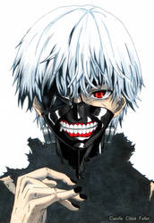 Kaneki Ken (Tokyo Ghoul) by CobraxKinana
