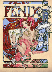 Fenix Fanzine Issue 2 Art Noveau Cover