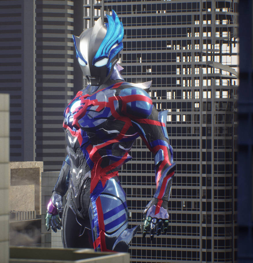 Ultraman Blazar 003_Rendering by WangYiqing on DeviantArt