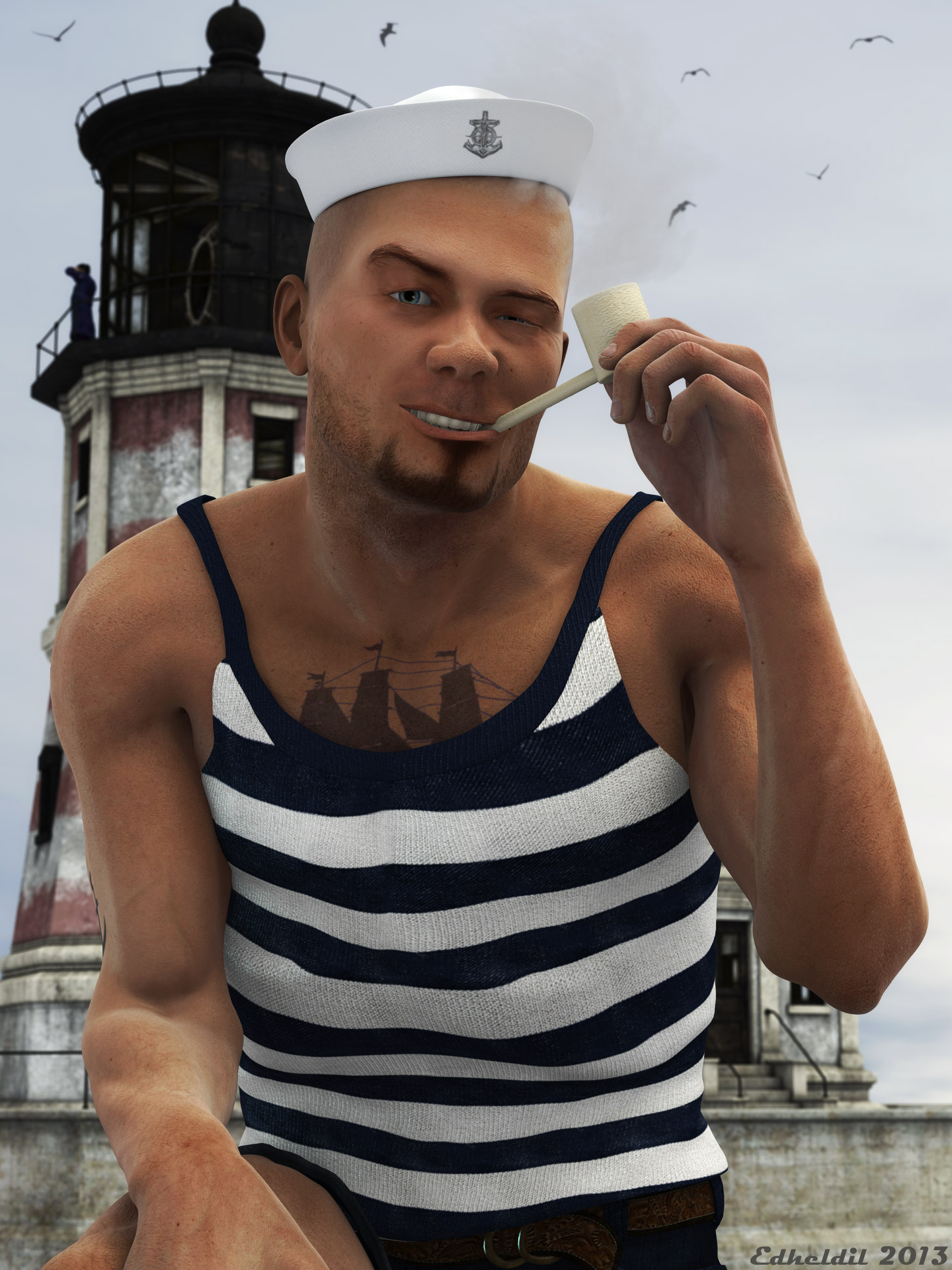 The Sailor by Edheldil3D