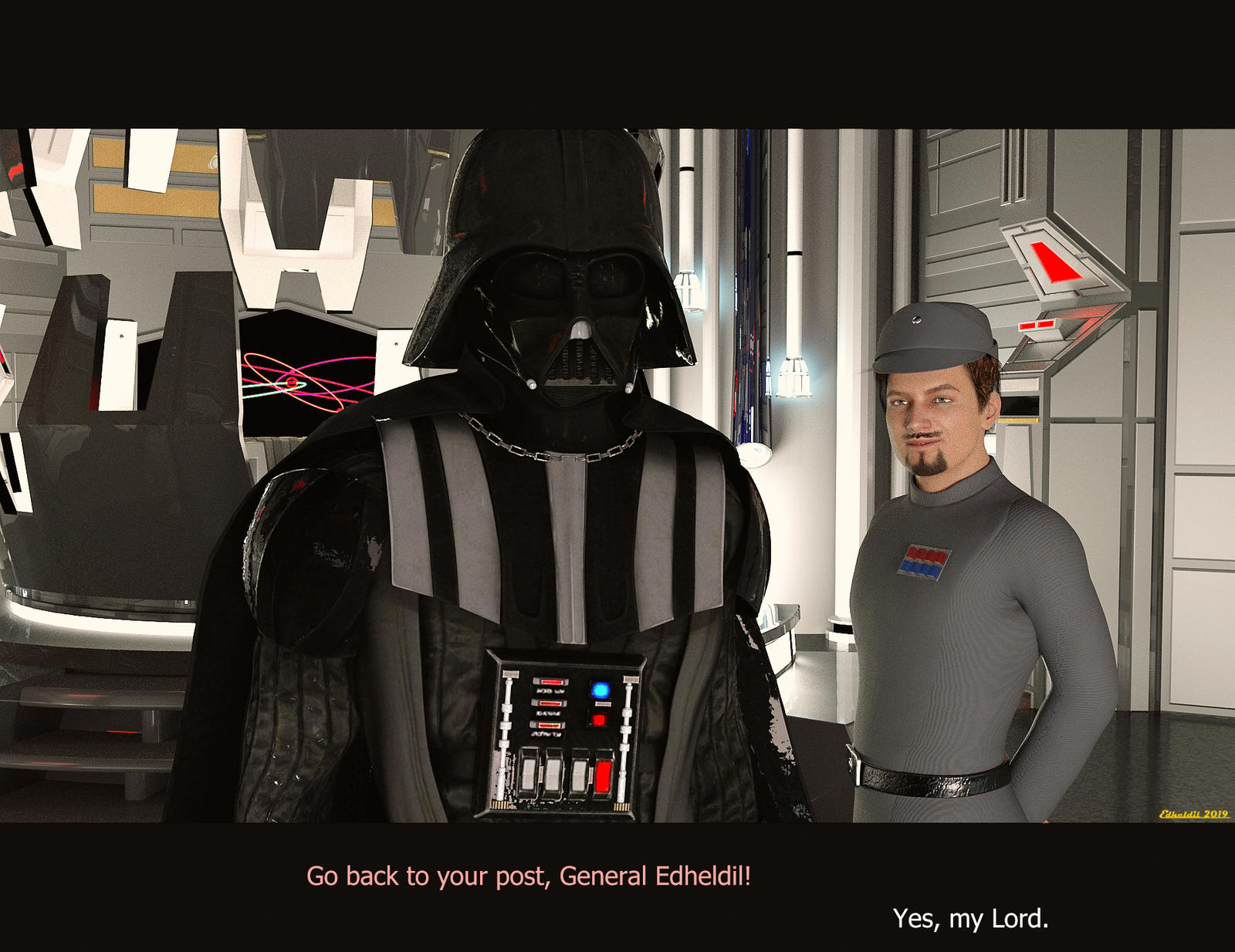 10 - Star Girls - The new DeathStar by Edheldil3D