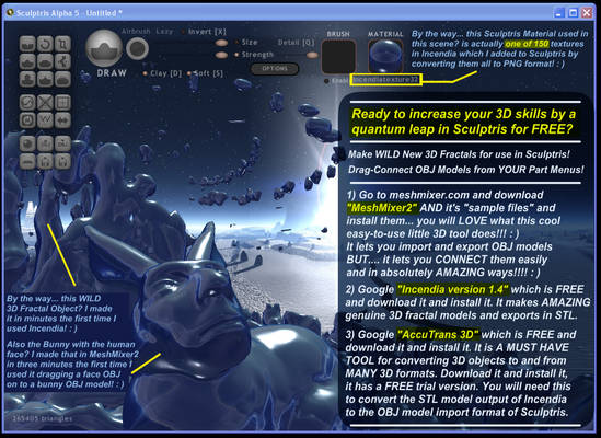 Free Sculptris Helper Tools