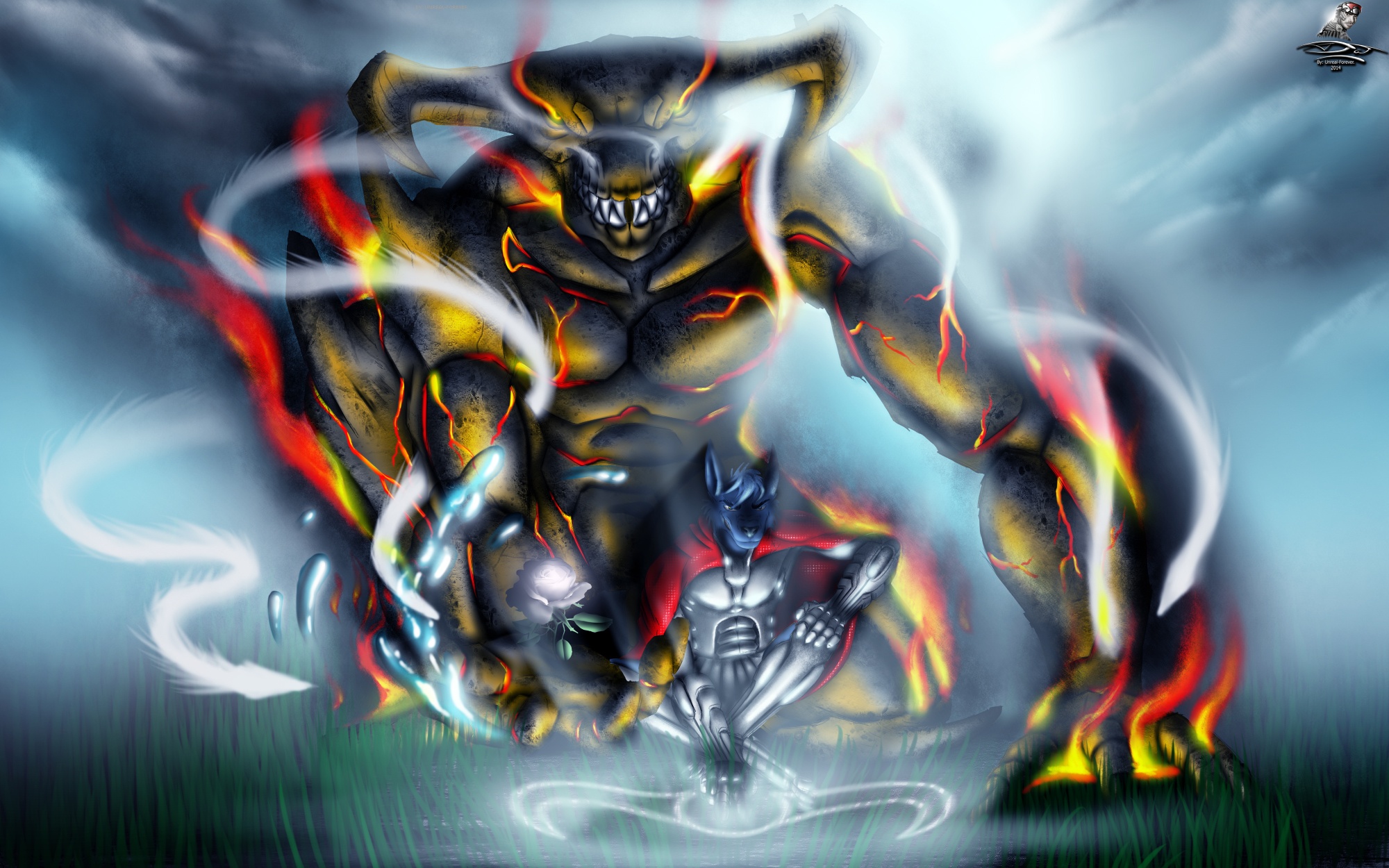 Sorcerer of Battle v4 - The Elemental Golem