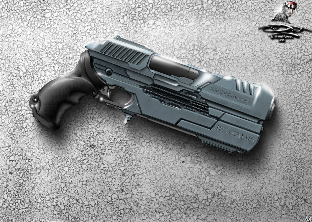 Pistol RG-AM.95 for NanoFoX Proyect (2D reference)