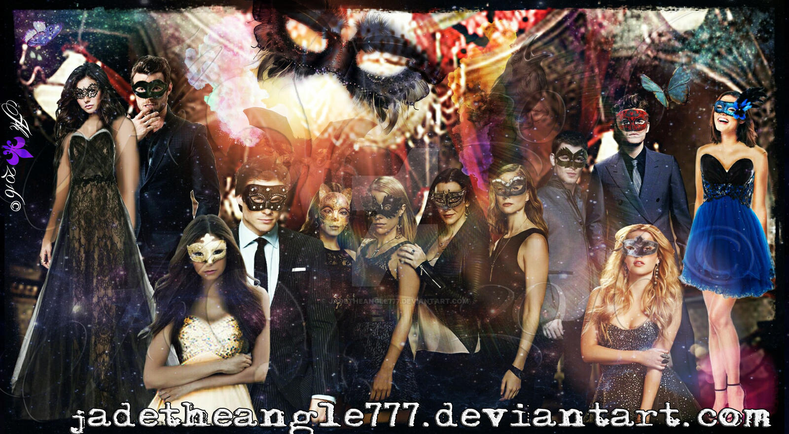 The Vampire Diaries and The Originals Masquerade by JadeTheAngle777 on  DeviantArt