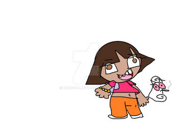 When Dora Gets Hit In The Face With A Hot Shovel