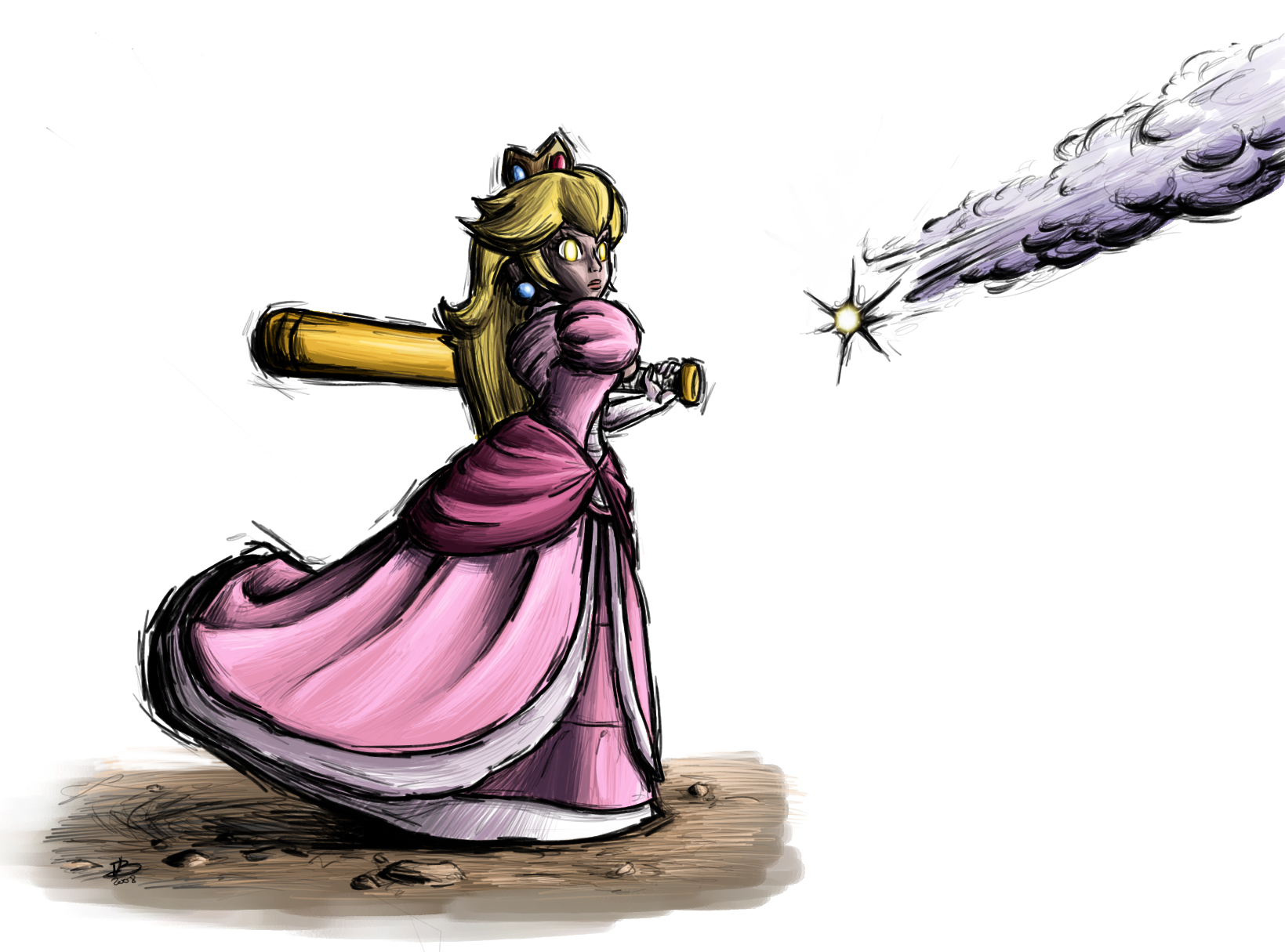 Peach Rabbit Getting Mad Peach's Bad Mood Color by Callilf on DeviantArt