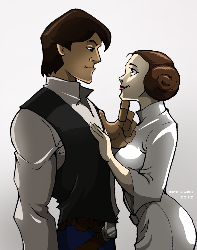 Han and  Leia