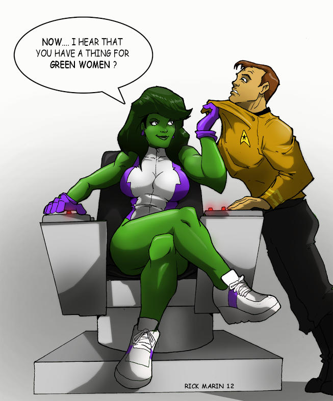 She Hulk and Kirk