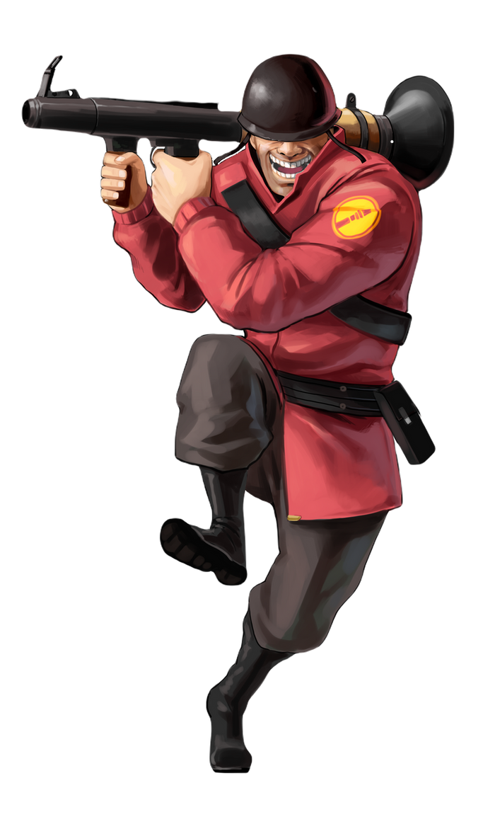 Soder Tf2 Soldier (Team Fortress 2) Render by StarmanEli on DeviantArt