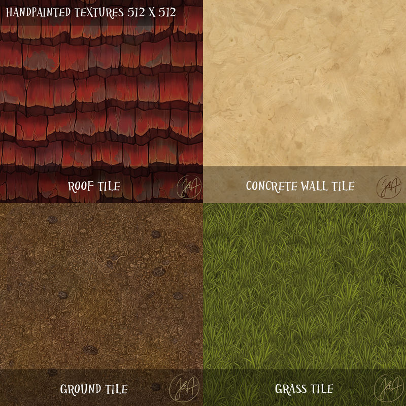 Handpainted Tileable Textures by Mad-Owl on DeviantArt