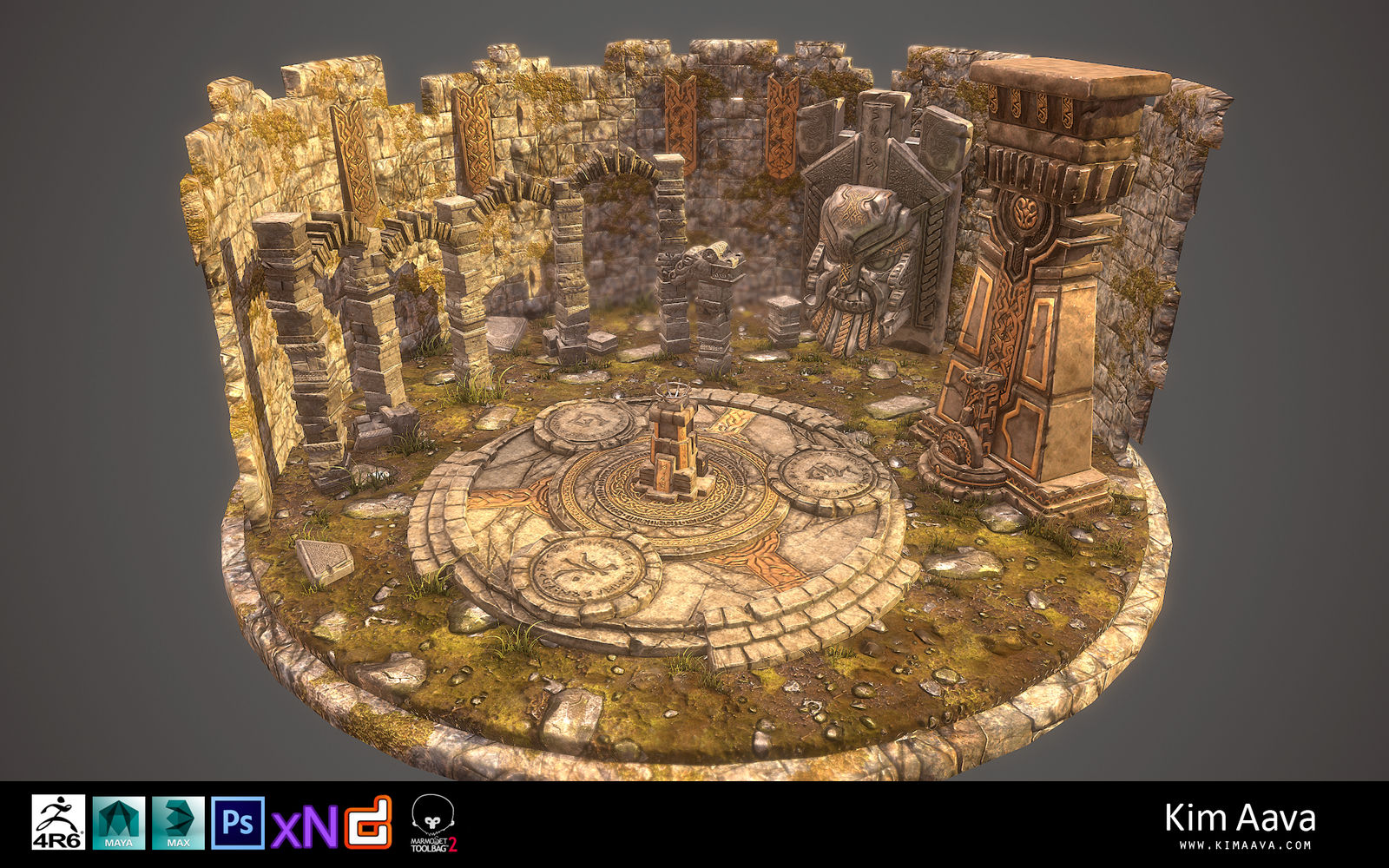 Nordic Environment - final render 2 by Mad-Owl