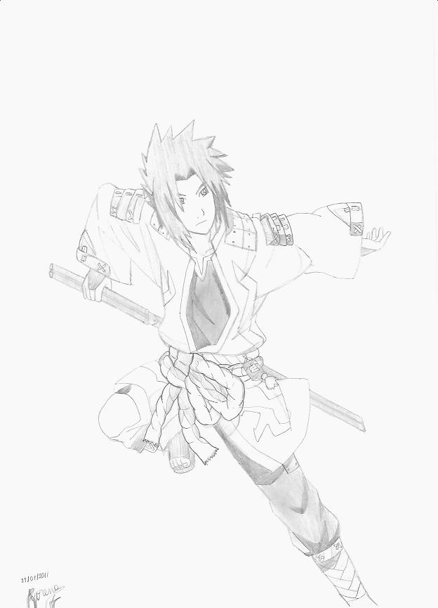 Sasuke,Naruto Dragon Blade Wii