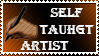 Self Taught Artist Stamp