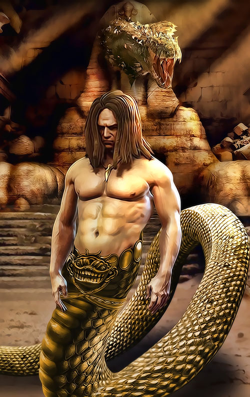 Snake man