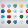 26 Color Social Media Icons .psd