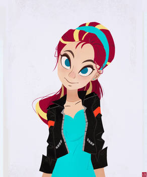 Sunset Shimmer - Ponytail