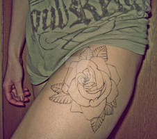 rose tattoo idea