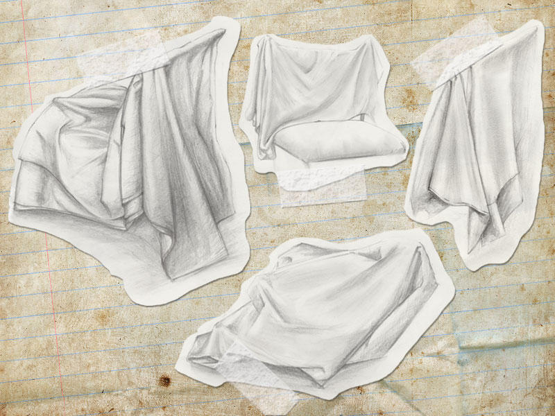 Cloth Studies by DesignsByRaven on DeviantArt